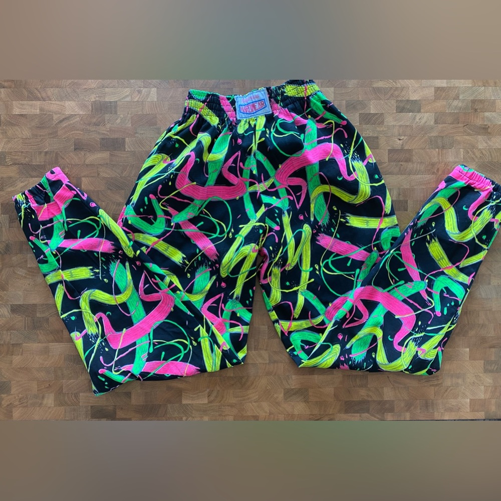 COPY - 1980's California Hardware 80s Baggy Print Pants